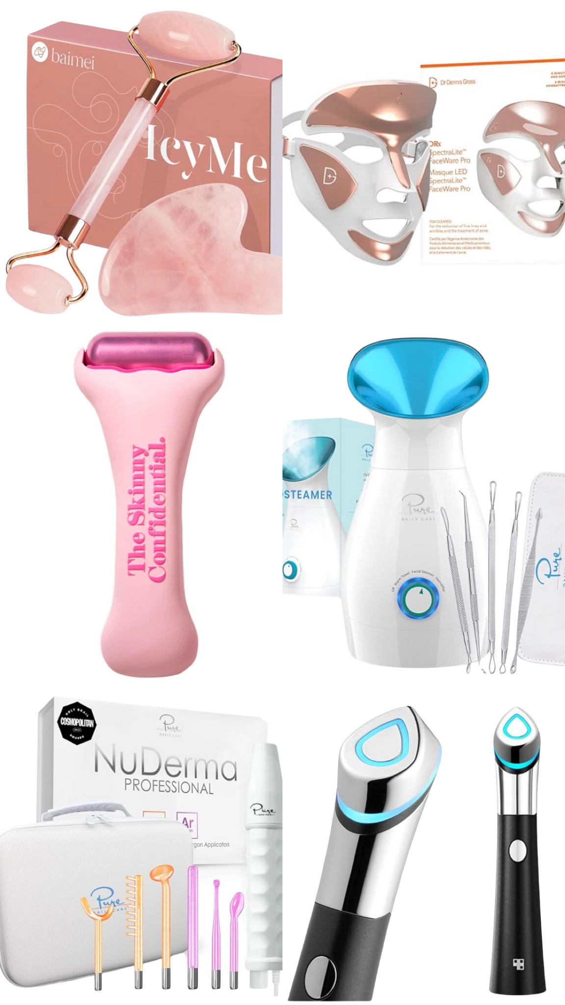 Skincare tools I love and use regularly! High frequency, RF, steamers and more🤩💛

Skincare tool, skincare tool recommendations, skincare must haves, favorite skin care wands, jade rollers, red light therapy, skincare recommendations✨

#LTKBeauty #LTKStyleTip #LTKFindsUnder50