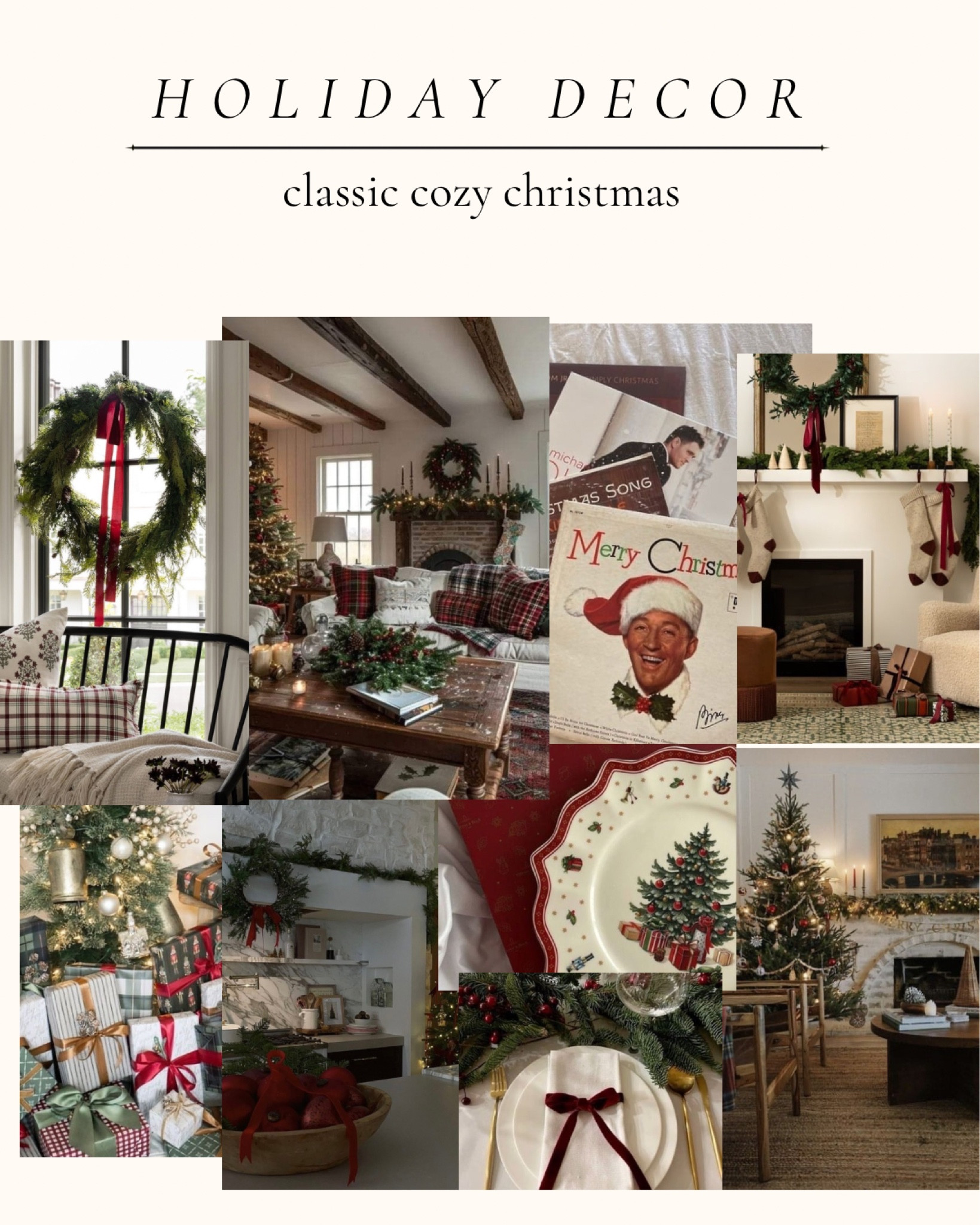 cozy classic christmas decor 🎅🏼🌲💌

#LTKHoliday #LTKHome #LTKSeasonal