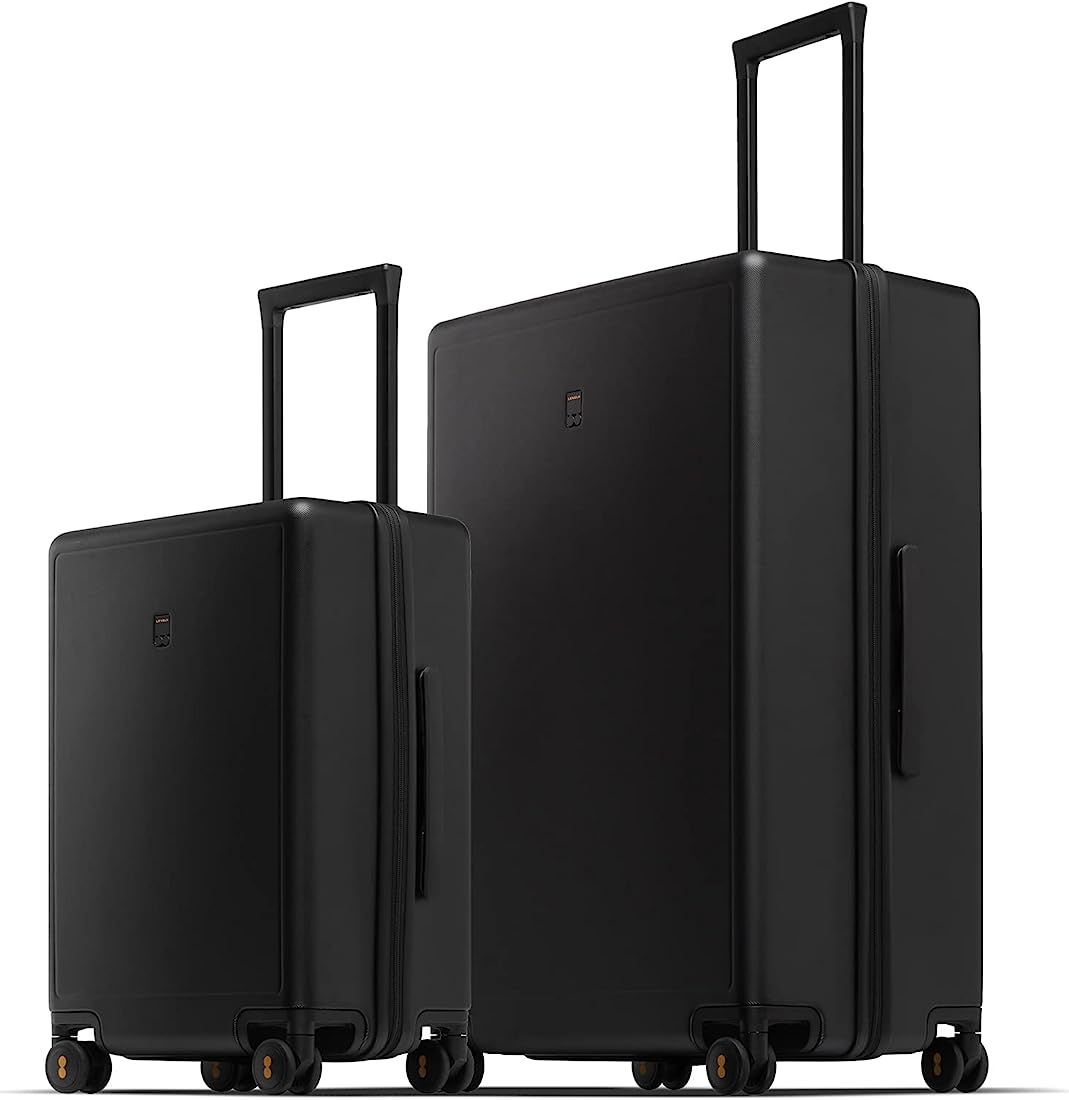 LEVEL8 2 Piece Luggage Sets, 20 inch 28 inch Hardshell Suitcases, Lightweight Luminous Textured PC H | Amazon (US)