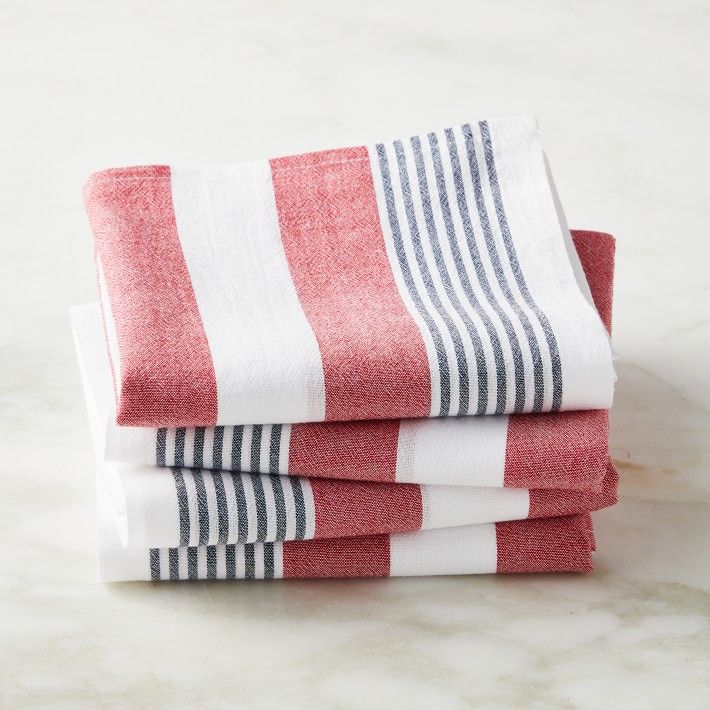Striped Flour Sack Towel, Set of 4 | Williams-Sonoma