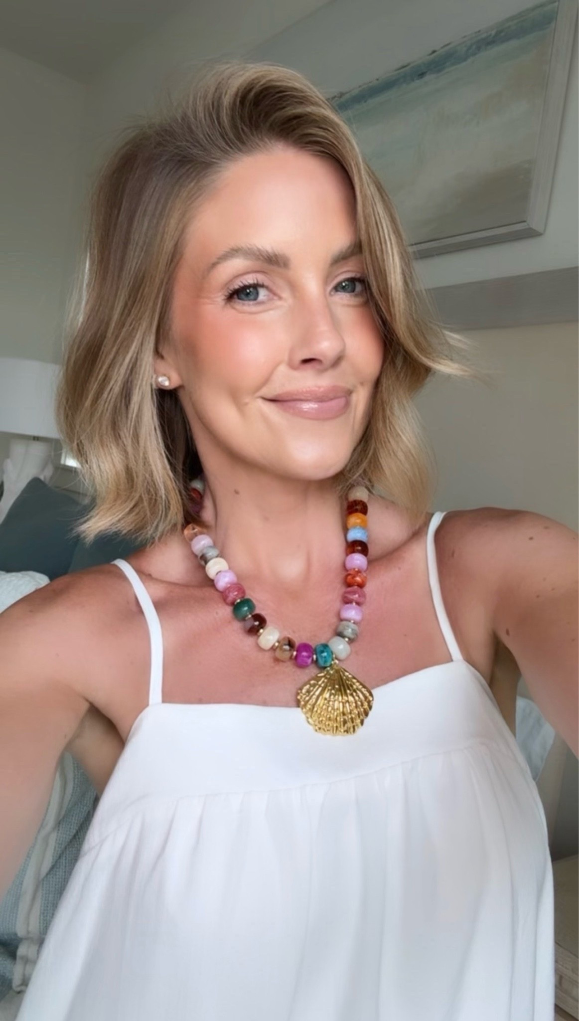 The CUTEST Amazon necklace 😍🐚 Size Small dress

#LTKootd #LTKOver40 #LTKSeasonal