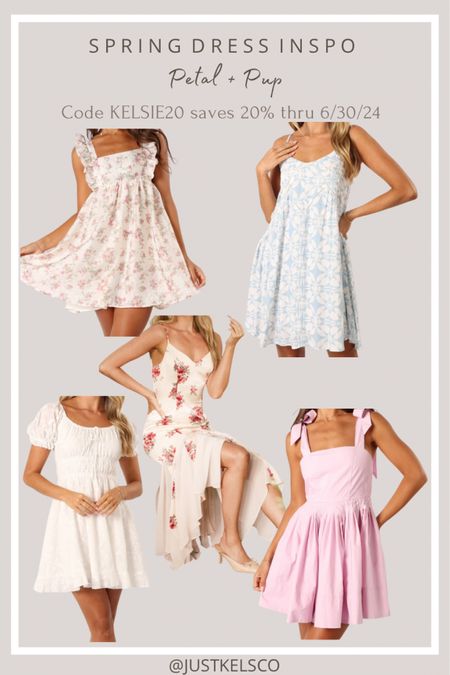 spring dresses // code KELSIE20 saves 20% at petal + pup thru 6/30

#LTKfindsunder100 #LTKSeasonal #LTKstyletip