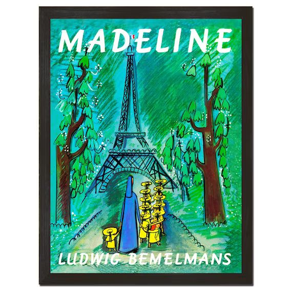 Madeline Poster Book Print Vintage Artwork French Decor | Etsy | Etsy (US)
