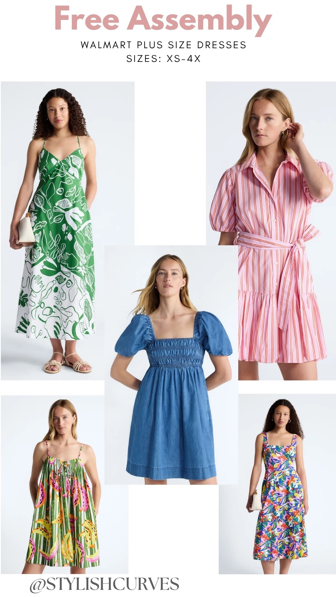 New summer dresses from Walmart. Up to size 4X.

#LTKPlusSize #LTKOver40 #LTKMidsize