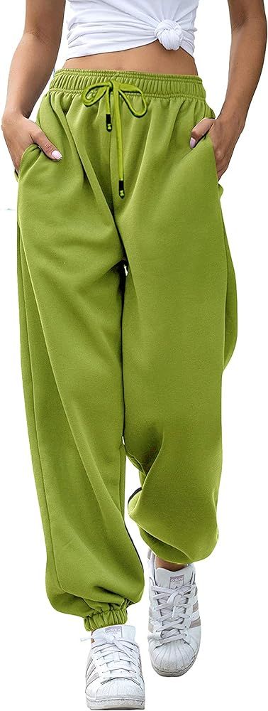 YLDUJ AMUM Women's Cinch Bottom Sweatpants | Amazon (US)