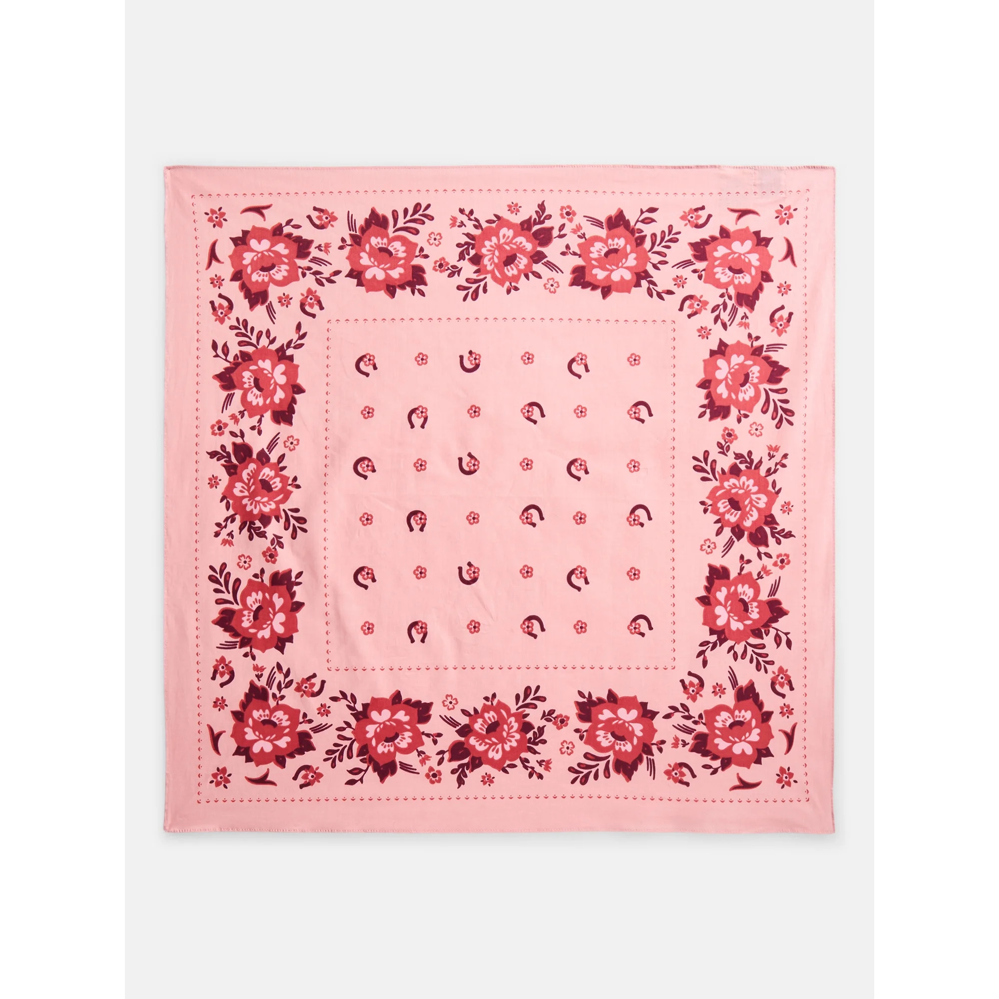 Kacey Lee Small Square Scarf, Pink | Walmart (US)
