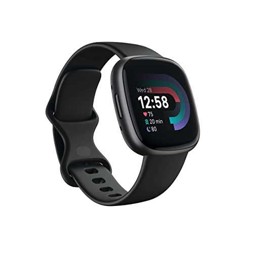 Fitbit Versa 4 Fitness Smartwatch with Daily Readiness - 3-Month Google Health Premium Membership Included - GPS, 24/7 Heart Rate, 40+ Exercise Modes, Sleep Tracking - Black/Graphite | Amazon (US)