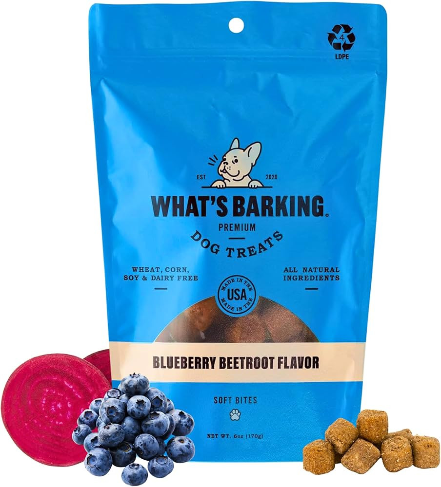 What's Barking Soft Bites, Soft Chewy Dog Treats for Training or Snacking, Pet Essentials, Bite S... | Amazon (US)