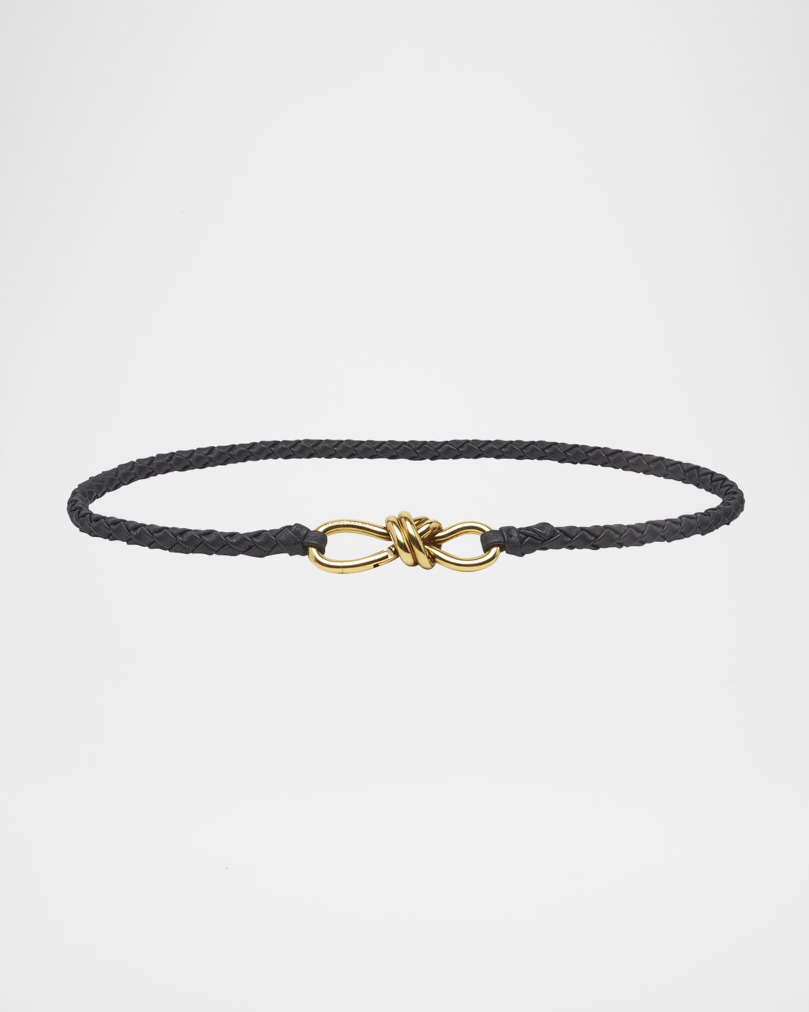 Intrecciato Braided Nappa Leather Belt | Neiman Marcus