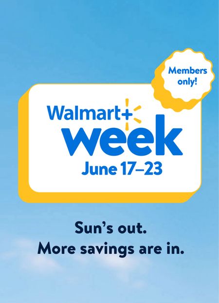 It’S WALMART+ WEEK! HUGE SAVINGS on gas, travel, deliveries, and more! 
Sign up to be a member today!  

#WalmartPartner #WalmartPlus @walmart

#LTKxWalmart
