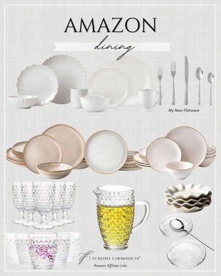 Amazon Dining

Refresh your dinnerware and flatware with these amazing Amazon finds!

Seasonal, home decor, flatware, plates, cups, tumblers, goblets, bowls

#LTKHome #LTKSeasonal #LTKFindsUnder50