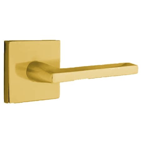 Helios Brass Modern Passage Door Lever Set from the Contemporary Collection | Build.com, Inc.