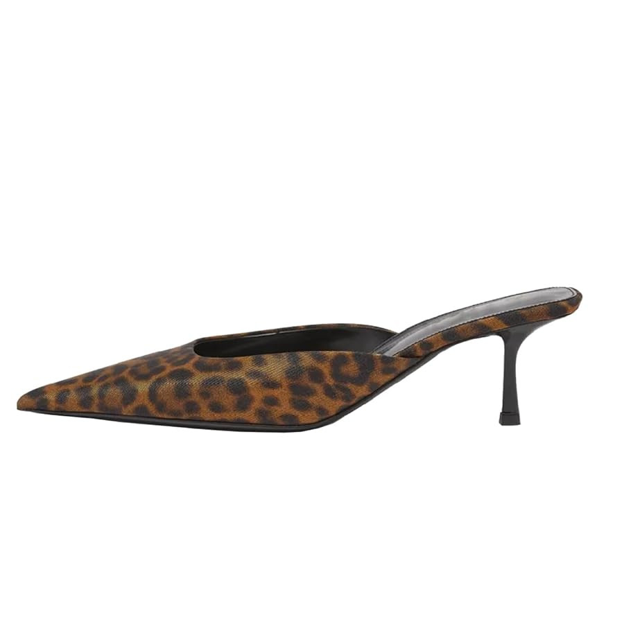 UFEDO Fashion Kitten Heel Mules for Women Slip On Mules Backless Kitten Heel Pointed Toe Wedding ... | Amazon (US)