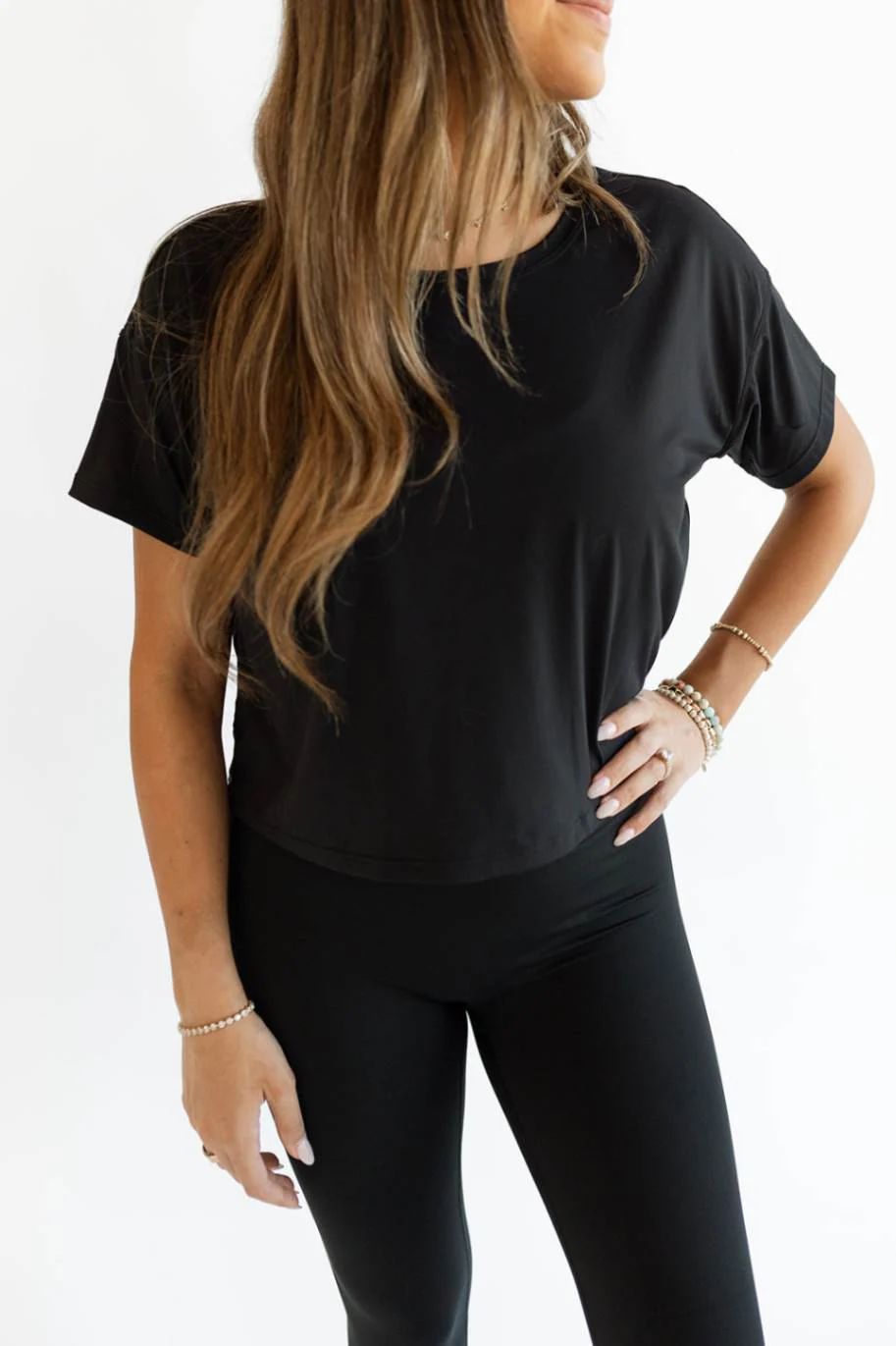 Cropped Workout Tee I Volare Fitness | Volare Fitness