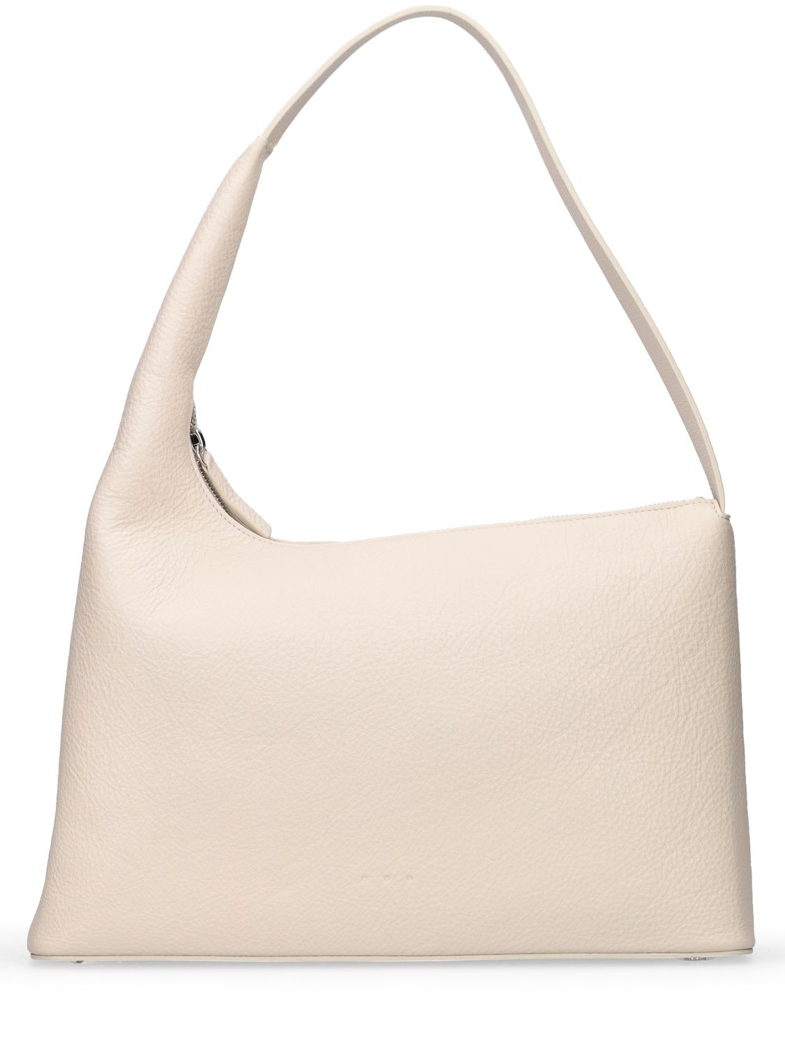 Aesther Ekme - Soft lune grain leather shoulder bag - Off-White | Luisaviaroma | Luisaviaroma