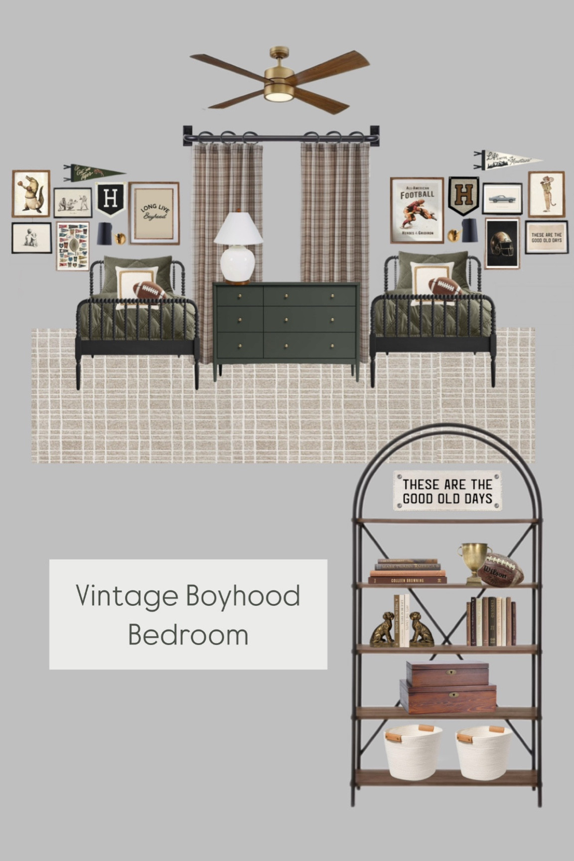 Vintage boyhood bedroom inspo. 

#LTKKids #LTKHome #LTKBaby