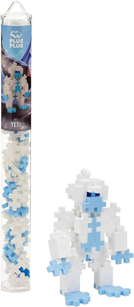 PLUS PLUS - Yeti - Construction Building Stem/Steam Toy, Kids Mini Puzzle Blocks, 70 Piece Tube | Amazon (US)