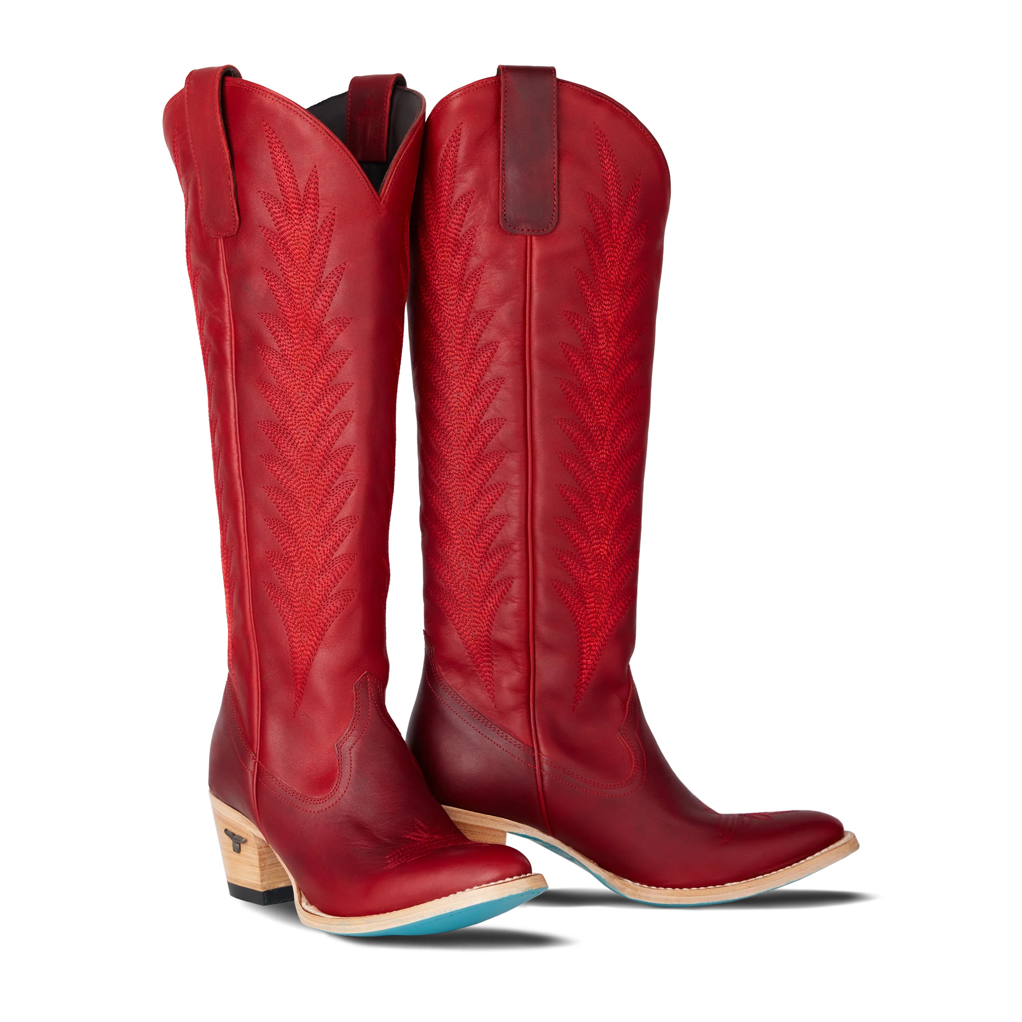 Jentry Knee High Boot - Smoldering Ruby | Lane Boots