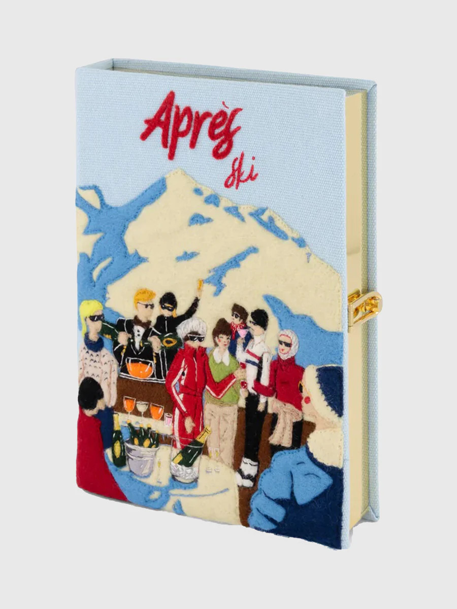 Olympia Le-Tan Aprés Ski Book Clutch | Saint Bernard