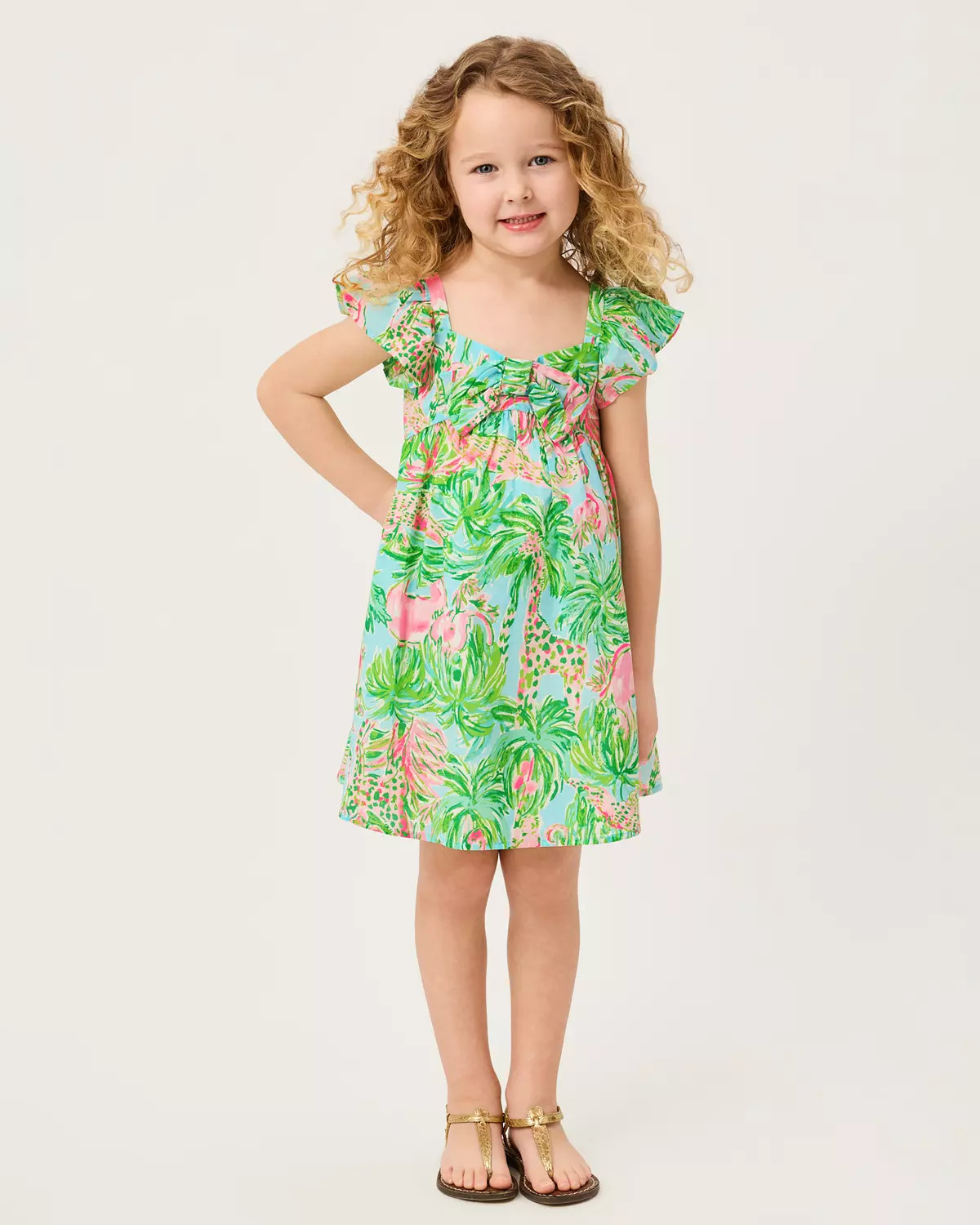 Lilly | Janie and Jack Girls Anika Bow Dress | Lilly Pulitzer