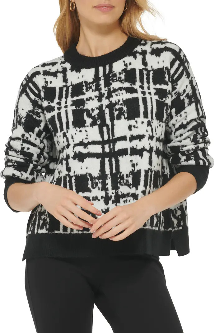 Plaid Jacquard Sweater | Nordstrom