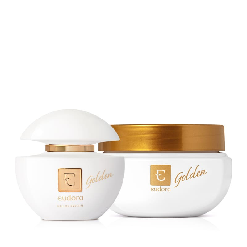 Combo Eudora Golden: Eau de Parfum 75ml + Creme Acetinado Corporal 250g | Eudora | Eudora (BR)