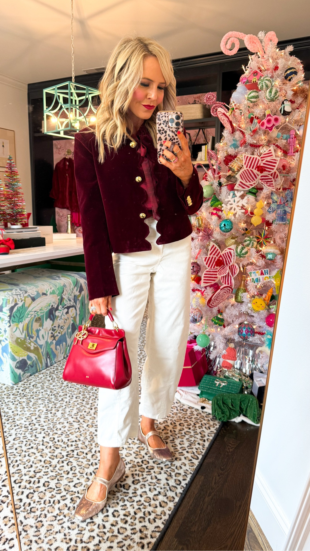 festive and fun! my jacket and top are BOGO 50% off at avara • wearing XS in both!! 

#LTKHoliday #LTKSaleAlert #LTKStyleTip