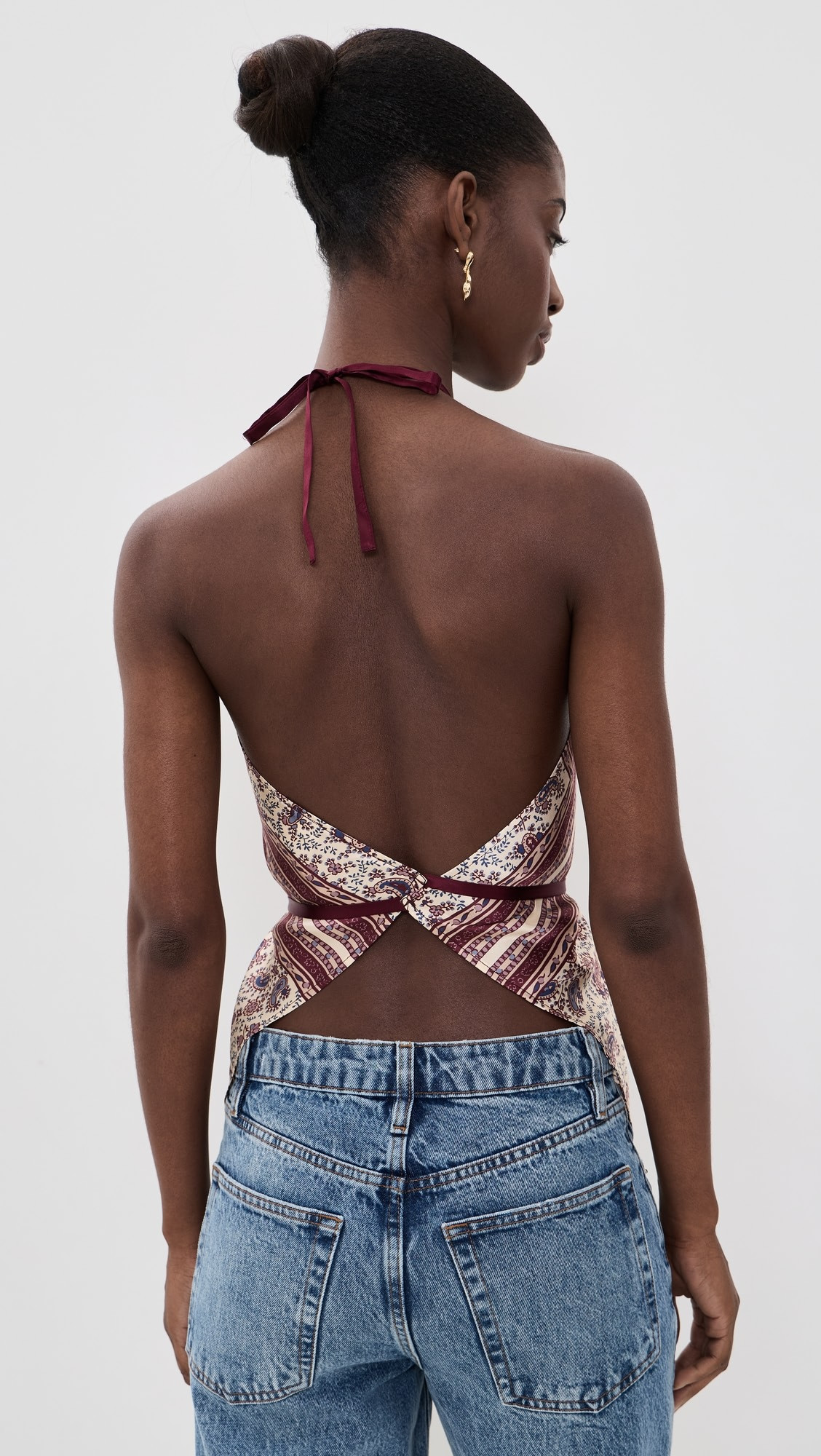 Reformation Una Silk Scarf Top | Shopbop | Shopbop