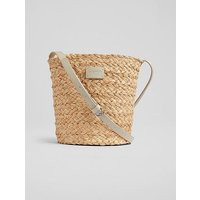 Mandy Natural Raffia Bucket Bag, Natural | L.K. Bennett (UK)