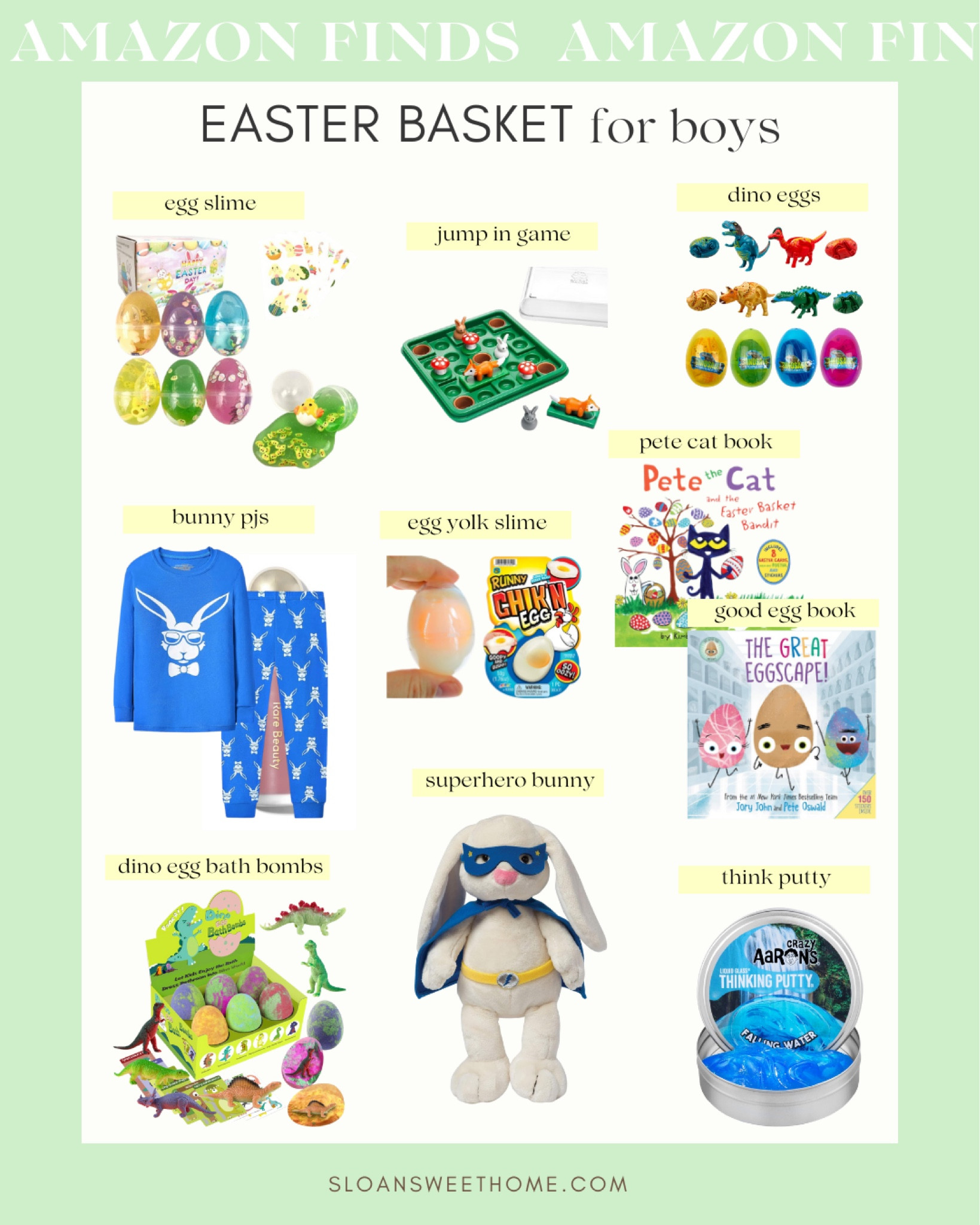Easter basket filler 
Easter basket ideas
Easter basket for boys  
Easter basket for kids
Kid Easter basket
Amazon Easter finds
Easter gifts for boys
#amazonfinds
#amazoneaster
#amazoneasterbasket
#amazonkids
#easterkids


#LTKkids #LTKfindsunder50 #LTKSeasonal