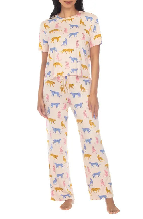 Honeydew Intimates All American Pajamas in Multicolor Cheetahs at Nordstrom, Size X-Large | Nordstrom