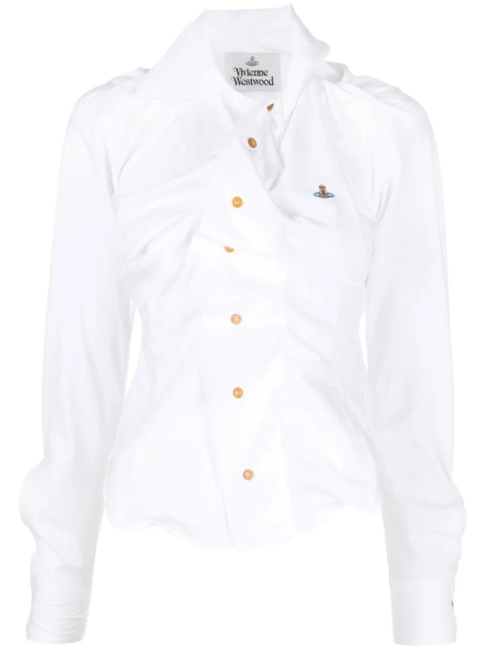 Drunken asymmetric shirt | Farfetch Global