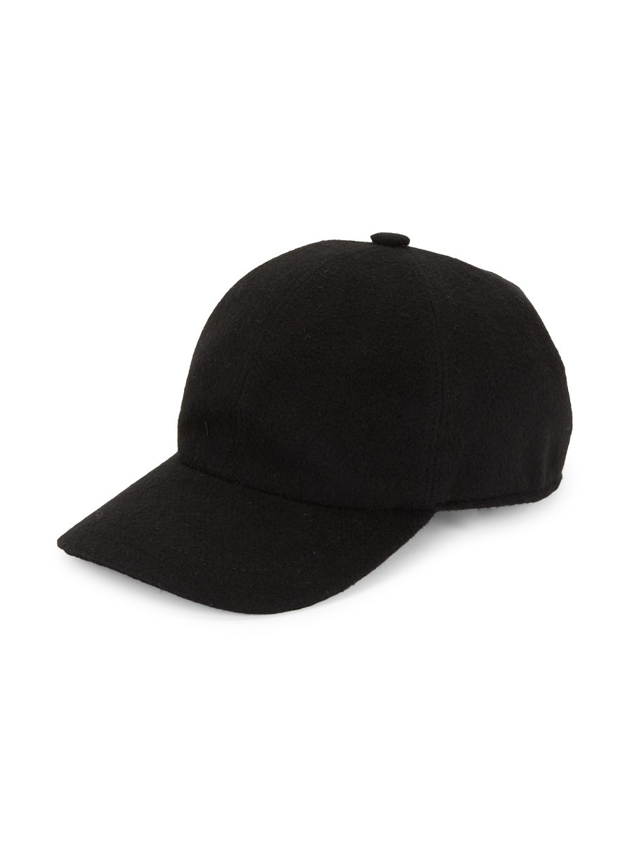 Saks Fifth Avenue Made in Italy Men's Wool-Blend Baseball Cap - Black - Size M | Saks Fifth Avenue OFF 5TH