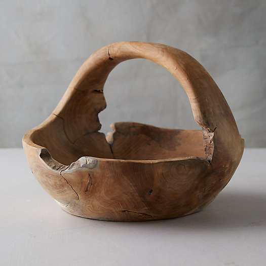 Teak Wood Basket | Terrain