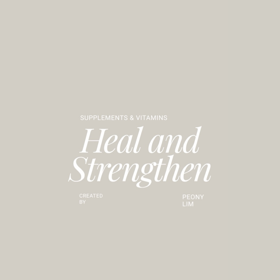 Vitamins and supplements for after sickness and into health. 

#LTKSeasonal