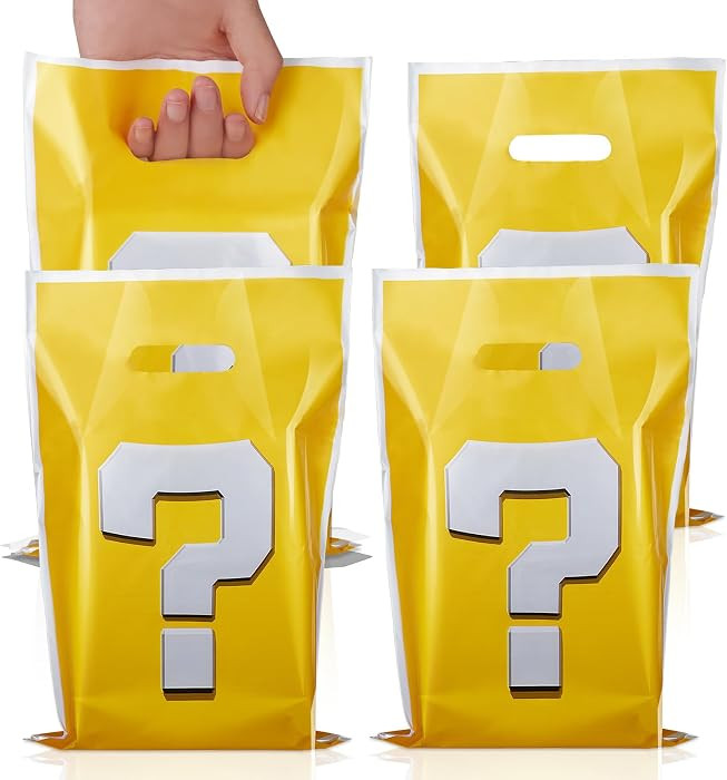Opasoy 40PCS Question Mark Candy Gift Bags for Video Game Birthday Party Decorations, Party Favor... | Amazon (US)