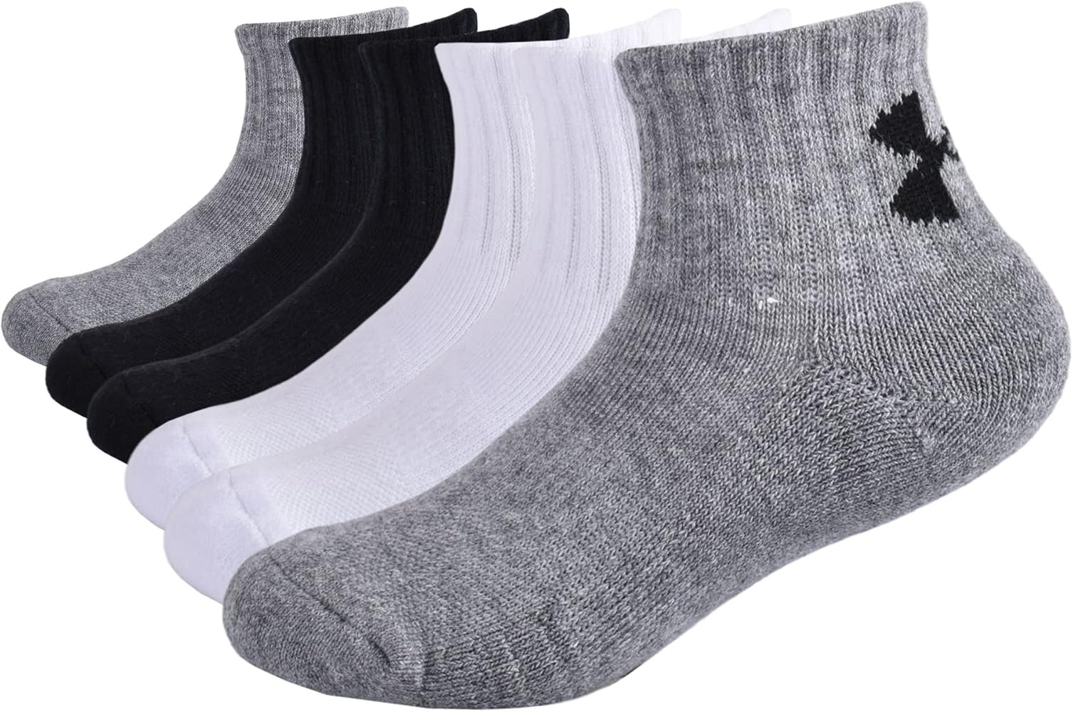 Under Armour boys Multi Pack Quarter Sock | Amazon (US)