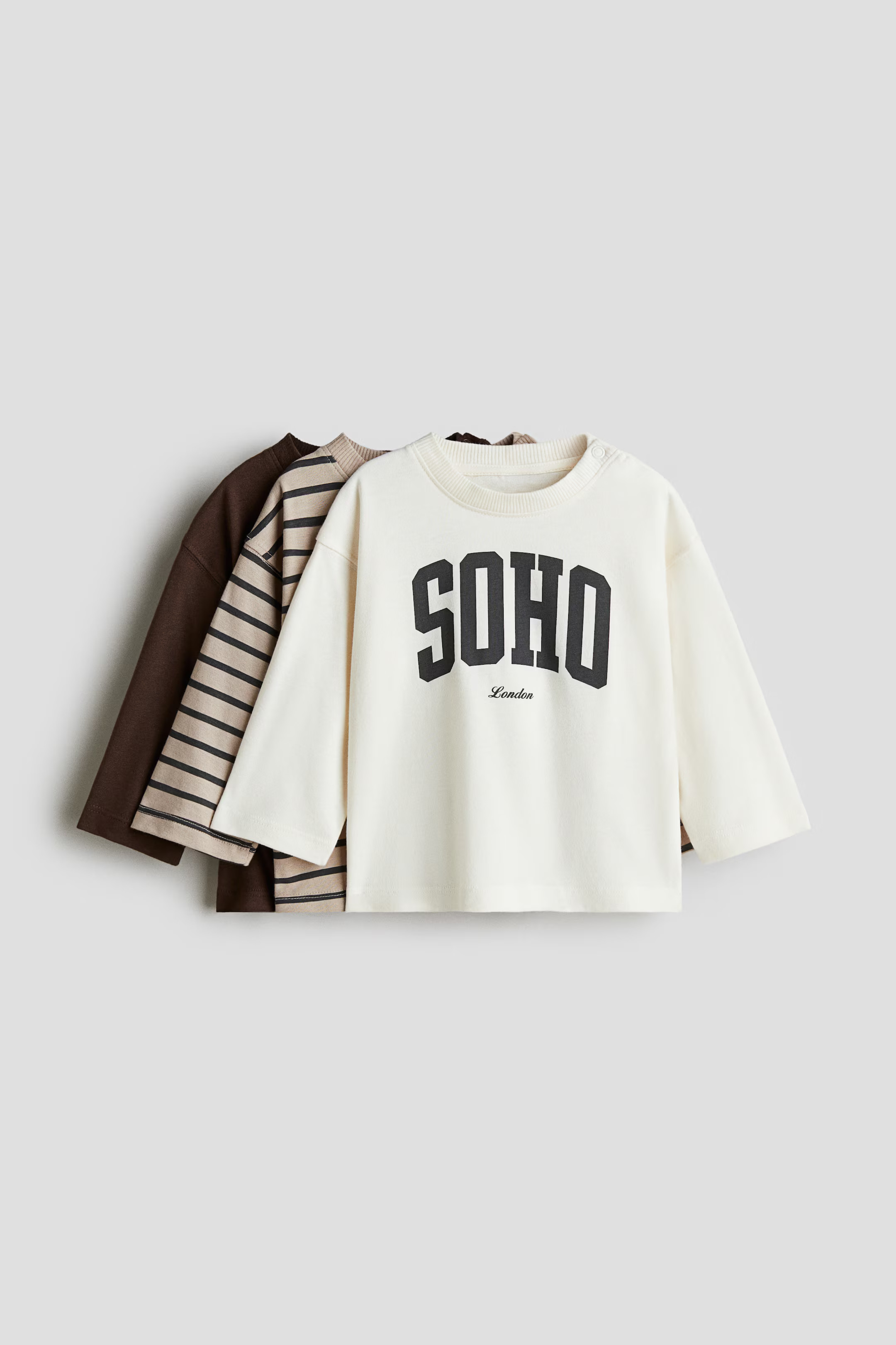 3-Pack Cotton T-Shirts | H&M (US + CA)