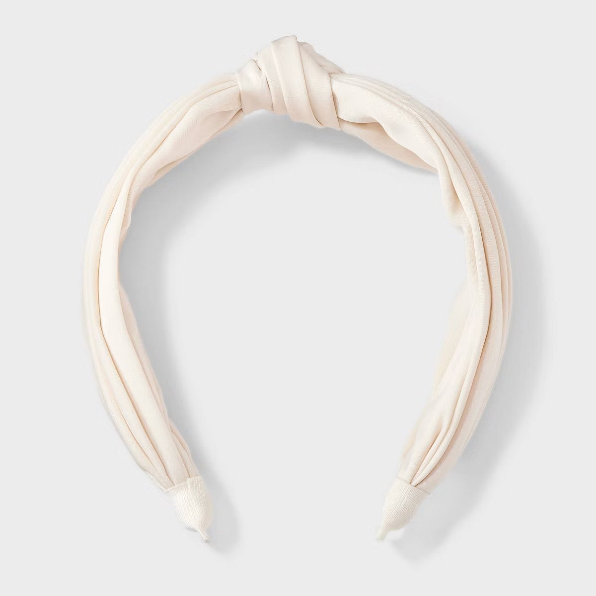 Satin Top Knot Headband - A New Day™ Cream | Target