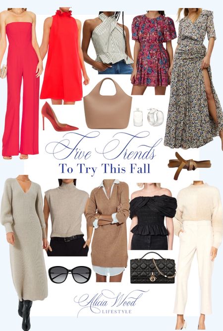 Five trends to try this fall! 

Everything red, dark florals, quiet luxury, sweater dresses and peplum styles!

#LTKSeasonal #LTKstyletip #LTKU