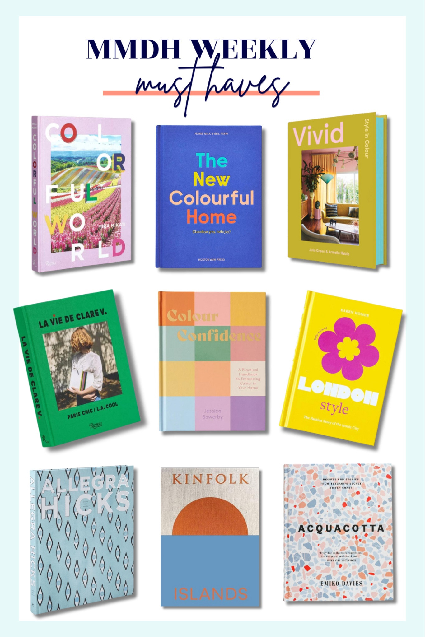 Coffee Table Books | Colorful Coffee Table Books | Coffee Table Decor | Colorful Books | #LTKFind

#LTKhome #LTKfindsunder100 #LTKfindsunder50