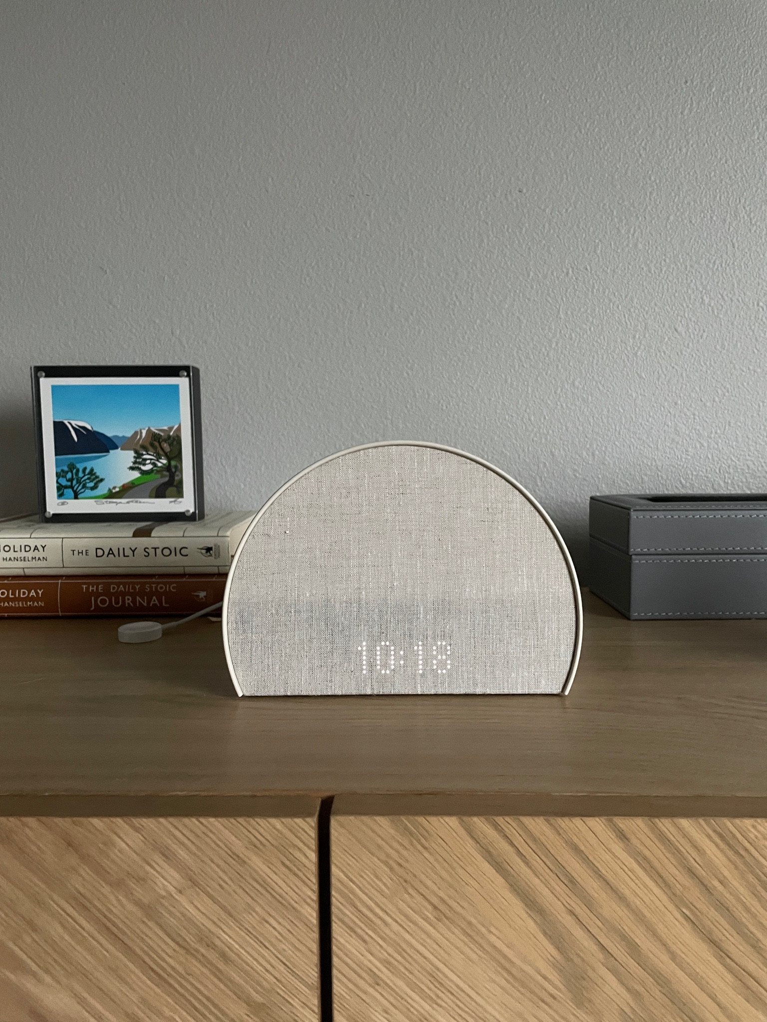 We may still sleep thru the alarm, but it’s much more pleasant waking up with light & natural sounds. 😴 The Hatch alarm clock is such a good investment, especially for the new year! #hatch #alarmclock #giftideas #home #primarybedroom 

#LTKhome #LTKfamily