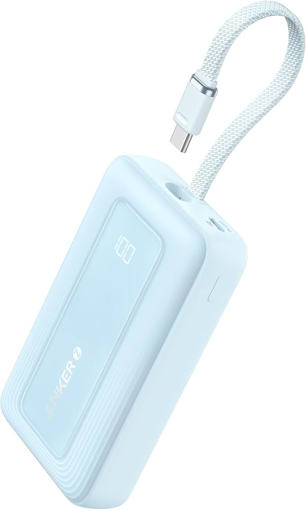 Anker Portable Charger, 10,000mAh 30W Power Bank, USB-C in and Out Fast Charging Battery Pack, Tr... | Amazon (US)