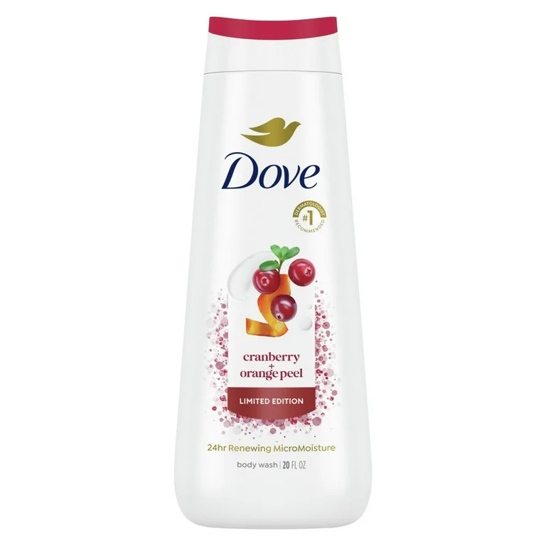 Dove Moisturizing Body Wash Cranberry & Orange Peel, 20 oz - Walmart.com | Walmart (US)