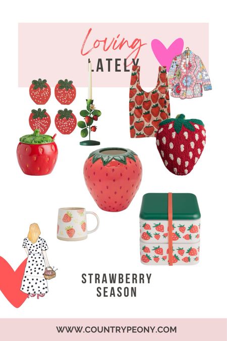 Loving Lately: Strawberry Season

I love adding cute and whimsical decor into my home, and strawberries are the perfect way to bring that in during the Summer. Please enjoy some of my favorite strawberry decor items this Summer!

#LTKSeasonal #LTKhome