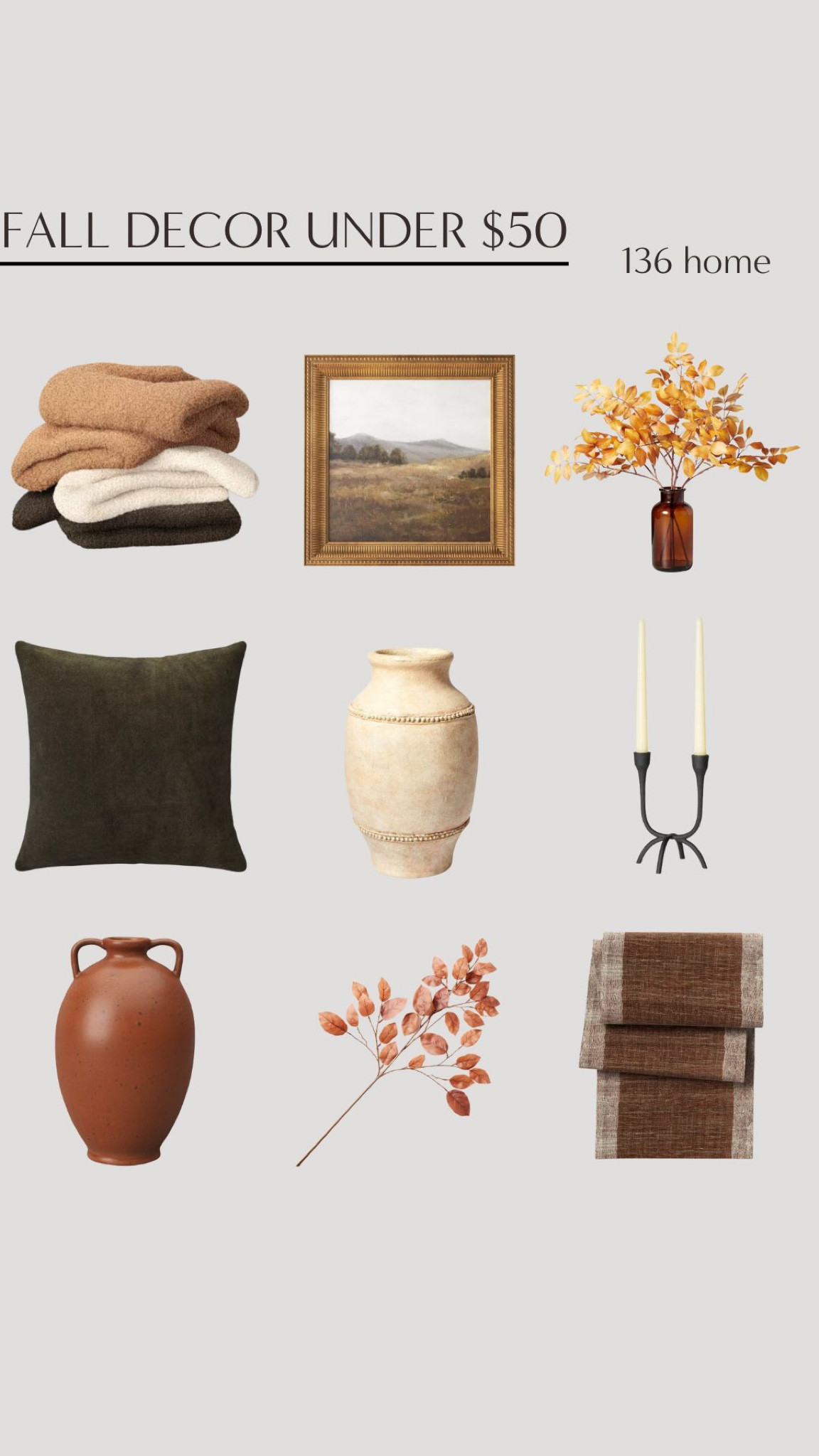 Fall Decor Under $50 #falldecor #homedecor #fallseason #targetfinds #interiordesign

#LTKstyletip #LTKSeasonal #LTKhome