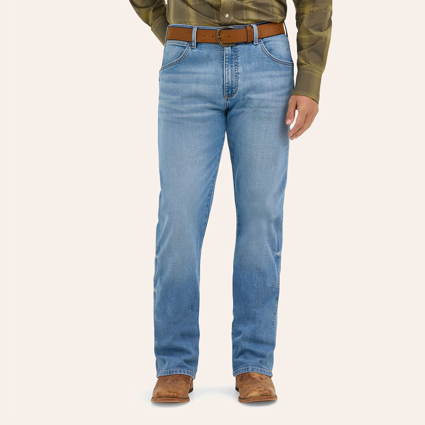 Wrangler Retro Men's Stonewash Slim Fit Bootcut Jeans - 32x30 - From Cavender's | Cavender's