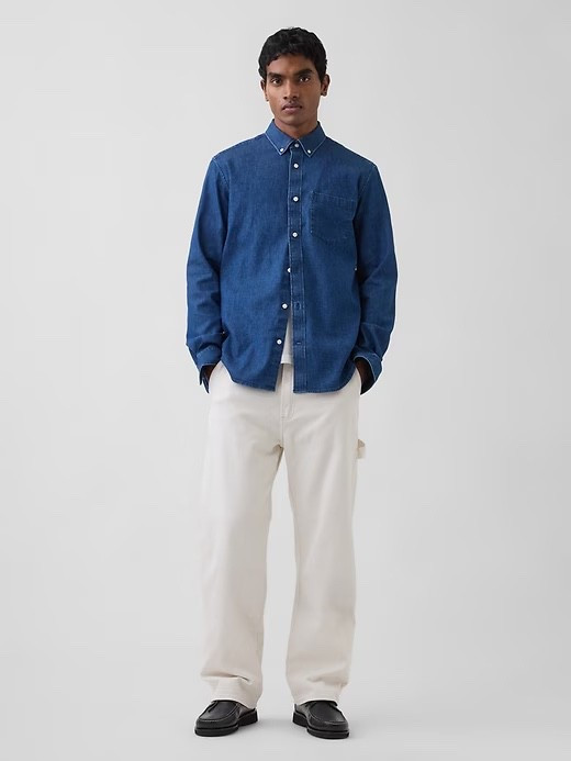 Denim Pocket Shirt

#LTKdayinmylife #LTKMens #LTKPlusSize