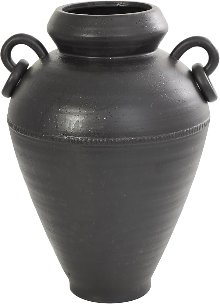 Deco 79 Ceramic Decorative Vase Amphora Centerpiece Vase with Speckled Texture and Ring Handles, ... | Amazon (US)