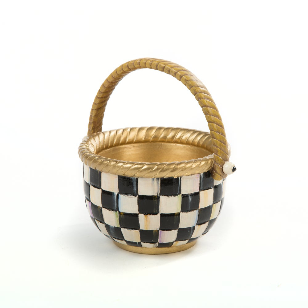 Courtly Check Small Basket | MacKenzie-Childs